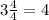 3 \frac{4}{4} = 4