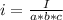 i=\frac{I}{a*b*c}