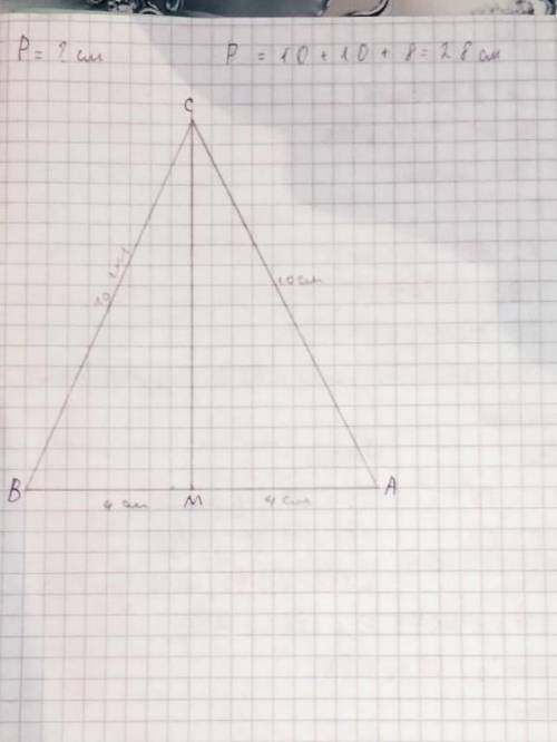 В равнобедренном треугольнике ABC, с основанием AB проведена бисектриса CM. AC=10 см, AM=4см. Найдит