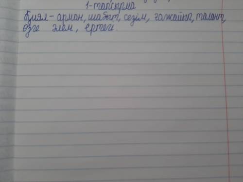 ЖАЗЫЛЫМ 1-тапсырма.«Ассоцио-грамма». Қиял дегенде есіңе не түседі?Диаграмманы толтыр. Жазған сөздері