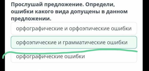 Зачем людям нужны воображение и фантазия? 00:0900:09Прослушай предложение. Определи, ошибки какого в