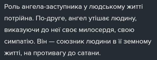 Міні твір Чи потрібен людині ангел охоронець​