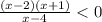 \frac{(x-2)(x+1)}{x-4}