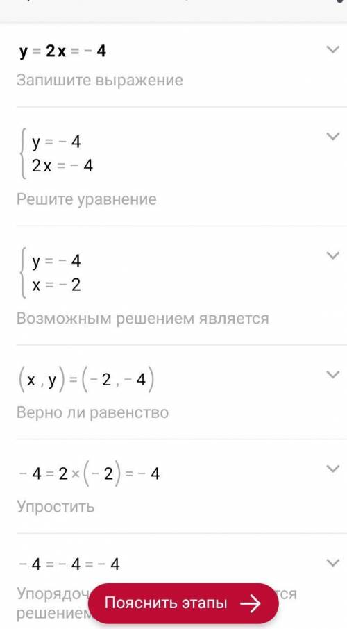 Побувати графік функції у=2х х= -4 кто сможет.​