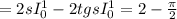 =2sI_0^1-2tgsI_0^1=2-\frac{\pi }{2}