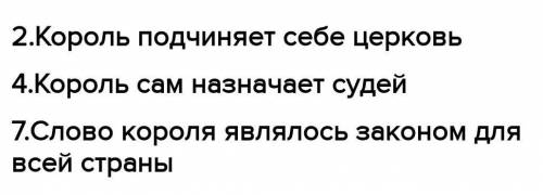 Определи черты, характерные для каждой из форм правления Власть монарха ограничена парламентомКороль