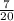 \frac{7}{20\\}