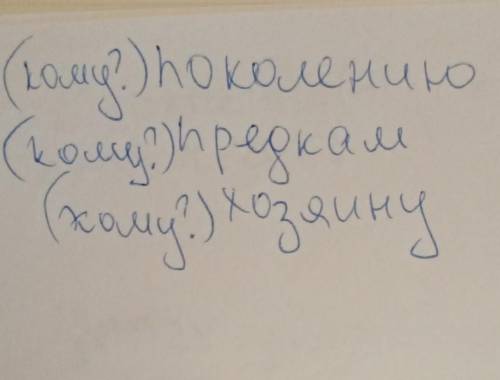 Прочитай текст. Найди в нём второстепенные члены предложения, выраженные существительными в дательно