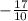 -\frac{17}{10}