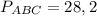 P_{ABC} = 28,2