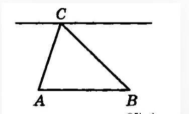 Дан треугольник АВС. Сколько примых, параллельных стороне AB, можно провести через вершену С решить