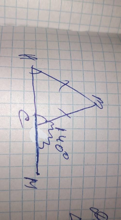 Внешний угол при основании равнобедренного треугольника равен равен 140°. Найдите углы треугольника