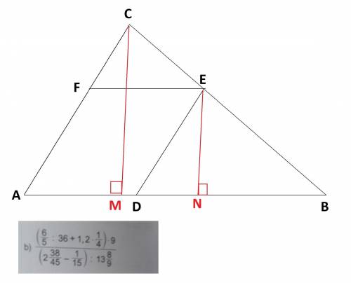 площадь треугольника ABC равна 10 см². также известно что AD= 2см, DB= 3см. если площадь треугольник