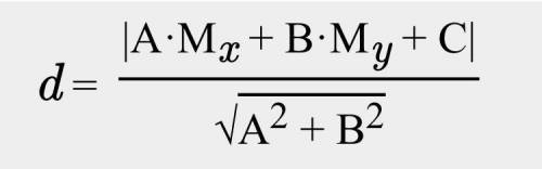 Б) На якій відстані від точки Р(1; 2) проходить пряма 6х + 8y — 15 = 0?​