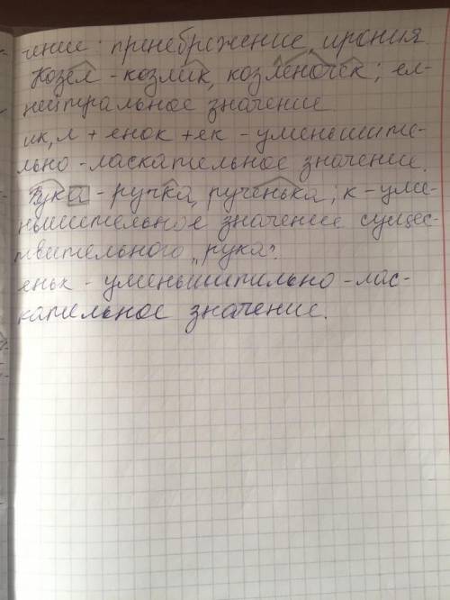 Запишите ряды однокоренных слов, выделите суффиксы. Ука- жите, какое значение они придают этим слова