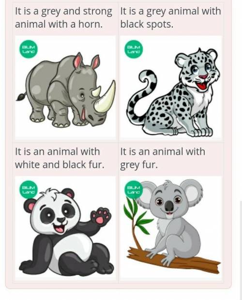 Save our animals. Lesson 1 is.Listen to the definitions and choose the correct pictures.lenThe audio