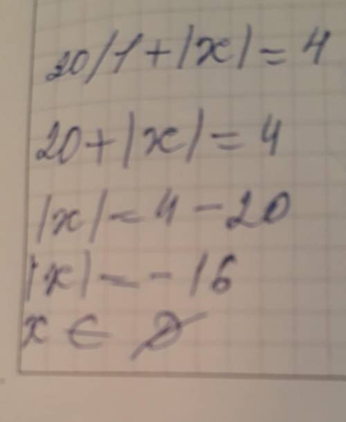 998 1) 10/3+|x|=2 2)15/2+|x|=3 3)20/1+|x|=4 4)18/1+4|X|=2 5)35/4+3|X|=5 6)30/3+4|X|=2