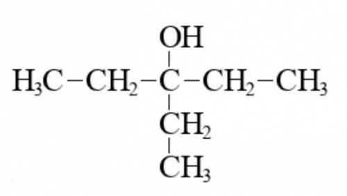 Составьте структурную формулу 3-этилпентанола-3 К каким классам спиртов относится это вещество