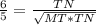 \frac{6}{5} =\frac{TN}{\sqrt{MT*TN} }