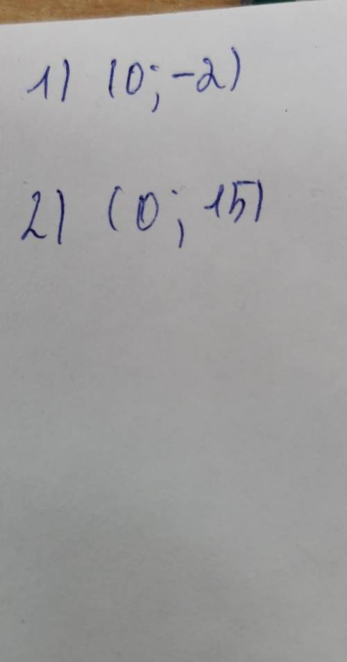 1. Найдите нули функции: 1) у = 3х - 5х – 2;2) y = -3? - 2x+ 15. нужно​