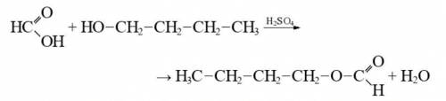 Рівняння реакції добування бутилового естеру метанової кислоти. Рівняння реакції кислотного гідроліз
