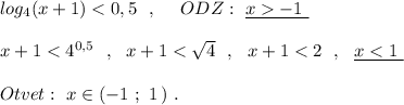 log_4(x+1)-1\ }\\\\x+1