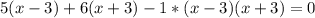 5(x-3)+6(x+3)-1*(x-3)(x+3)=0