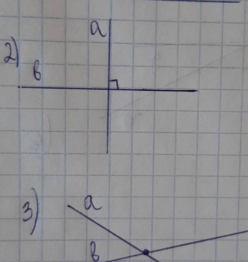 ￼начертите Параллельные перпендикулярные пересикающияся прямые￼￼