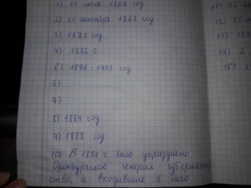 Укажите дату 1. Подписание указа об утверждении проекта «Временное положение об управлении Семиречен