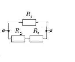 1. Первый резистор с сопротивлением R1 = 6 Ом подключен параллельно к двум последовательно соединенн