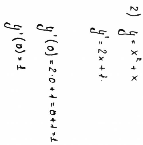 Найти: 1) y'(3), если y=2x^2-3x; 2)y'(0), если y=x^2 +x; 3)y'(1), если y=x^2-5x+4; 4) s'(2), если s=