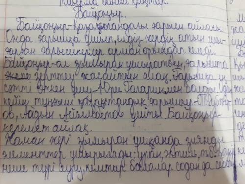 6. Тірек сөздерді пайдаланып, «Қазақ ғарышкерлері» тақырыбына мақала жаз.Тірек сөздер: қазақтан шыққ