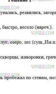 Дополните предложение однородные членами. Запишите полученные предложения. В реке отражались не толь