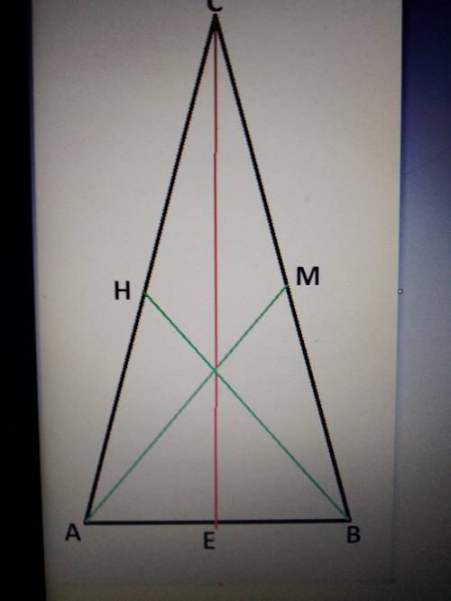 | Розв`язати задачу різними . Медіана, що проведена до основи рівнобедреного трикутника дорівнює 16