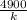 \frac{4900}{k}