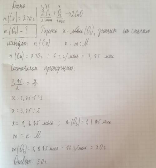 Купрум 2 сульфат можно одержати таким перетворенням: Cu--CuO--CuSO4.Склади рівняння відповідних реак