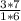 \frac{3*7}{1*6}