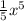 \frac{1}{5}x^{5}