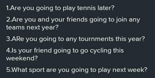 Going to/play/are/you/tennis/later/​