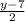 \frac{y-7}{2}