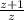 \frac{z+1}{z}