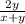 \frac{2y}{x+y}