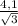 \frac{4,1}{\sqrt{3}}