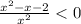 \frac{x^2-x-2}{x^2}