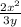 \frac{2x^{2} }{3y}