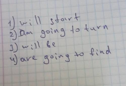 Complete the sentences with will or be going to and verbs in brackets. 1) They have bought New sport