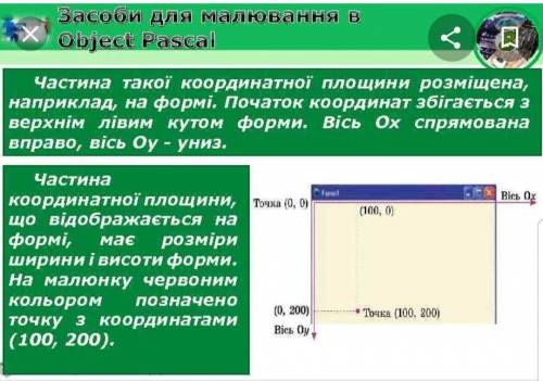 Створіть проект з відображенням еліпса в писаного в прямокутник з вершинами в точках (120, 20) та (2