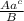 \frac{Aa^{c} }{B}