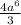 \frac{4a^{6} }{3}