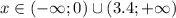 x\in(-\infty;0)\cup(3.4;+\infty)